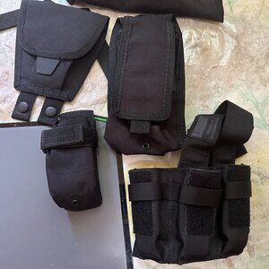 Condor 3 Fold Pouch Black MA22-002 + Accessories
